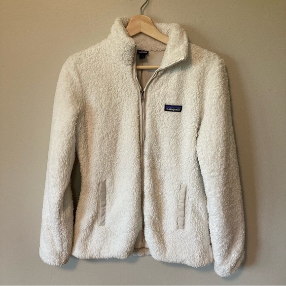 Patagonia Jackets & Blazers - Patagonia Los Gatos White Sherpa Zip Up Jacket M